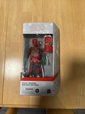 Star Wars Black Series Scout Trooper Holiday Edition Walmart Exclusive Christmas