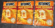 HotHands Hand Warmers - 3 Pairs - Up to 10 Hours Of Heat Hot Hands