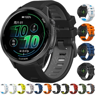 Silicone Band Strap for Garmin Forerunner 965 955 Solar 970 945