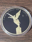 Libertad 5 oz Copper Libertad Black and Gold Diamond Dust in Capsule 5000 Mintag