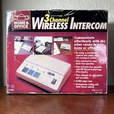 Garrard Home  Office 3-Channel Wireless Intercom, Model 1810 EJP NOS