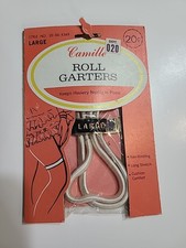 NOS Vintage 1940  s Camille Roll Garters in original package