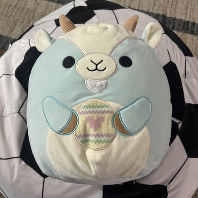 Squishmallows Easter Squad DOMINGO The Goat Holding Easter Egg / 14  / BRAND NEW