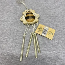 Debbie Mumm Bee Mini Wind Chime 1999 With Suction Cup New