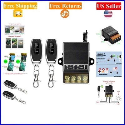 VONVOFF 12V/24V/48V/72V 30A Wireless Remote Control Switch Kit for High Power...