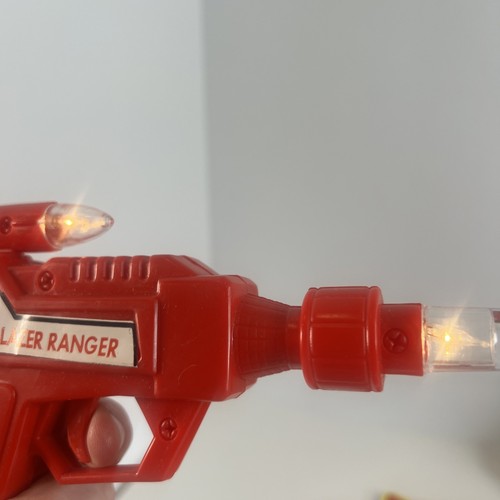 lazer ranger toy gun vintage 1980s Light And Sound Lot Of 6 New Old Stock 7” L - Picture 8 of 24