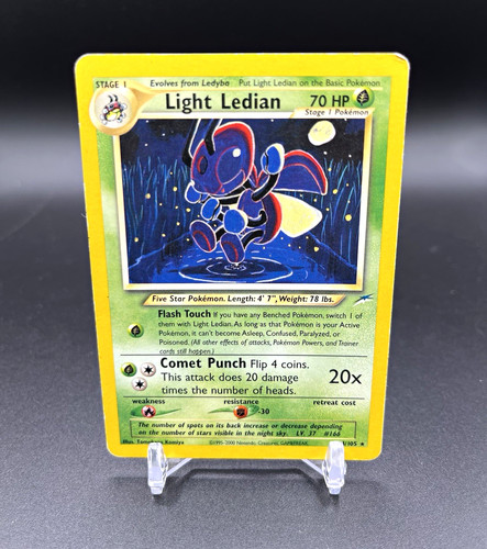 Light Ledian 24/105 Neo Destiny Unlimited 2002 Pokemon TCG Rare WOTC LP