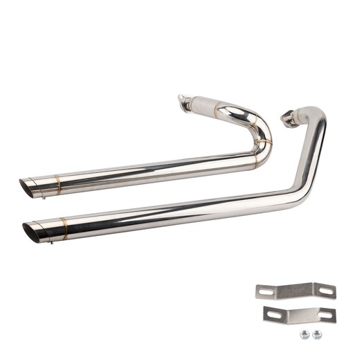 2 Into 2 Shortshots Staggered Exhaust Pipe Systems For Kawasaki Vulcan 900 VN900
