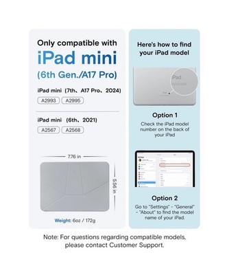 MOFT Dynamic Folio Case For IPad Mini 7 A17 Pro (2024), IPad Mini