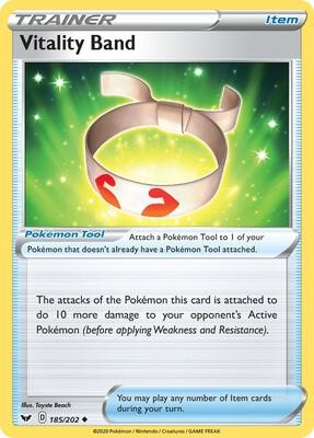 Pokemon SWSH01: Sword & Shield Base Set Vitality Band