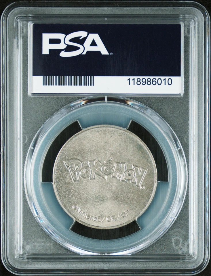 Moneda Metal Lugia PSA 9 Pokemon Neo 2000-2003 Baraja Promo Sin Copyright Año Foto 2 de 2