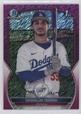 2023 Bowman Chrome Prospects Fuchsia Shimmer Refractor /199 Oswaldo Osorio 0xh3