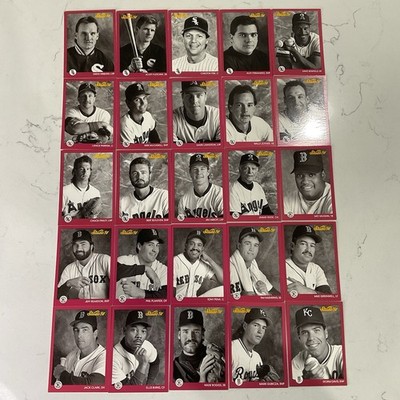 Lot of 25 Leaf Studio 1991 Baseball Cards Stars Wade Boggs Mo Vaughn
