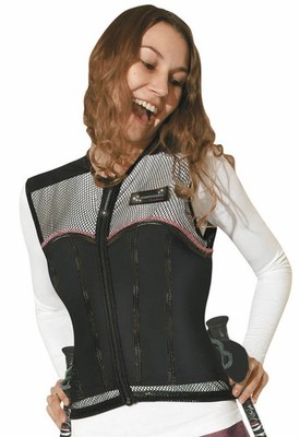 Komperdell Provocatrice back protector sexy corset look black size XS - BNWT 