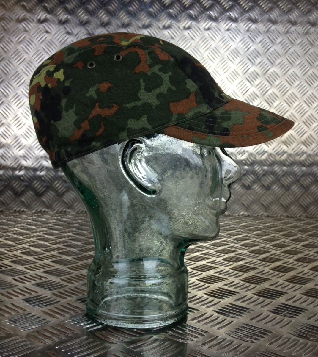 Clarity Cap Cappello Da Baseball Mimetico Flecktarn Esercito Tedesco - Usato, Taglia 57 Cm (circa M), Unisex Cappello Militare Tedesco - Foto 11