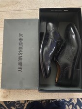 johnston and murphy wingtoe black dress shoes