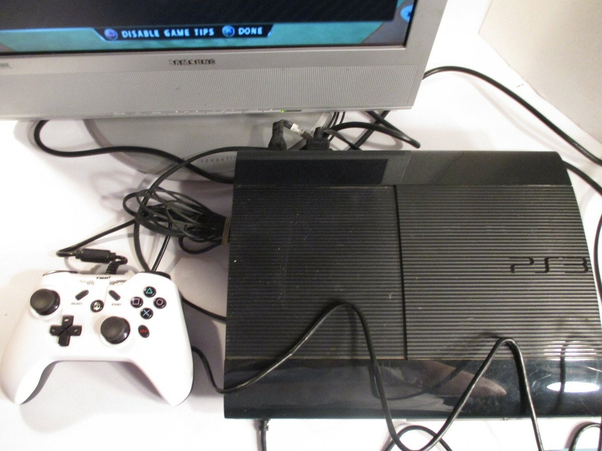 Sony PlayStation 3 PS3 Super Slim 500 GB 2 games 1 Sony PlayStation 3 PS3 Super Slim 500 GB 2 games 1