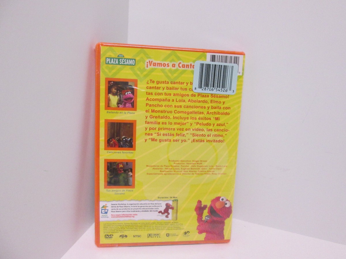 Plaza Sesamo, Vamos A Cantar DVD NEW Factory Sealed! Sesame