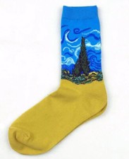 Tree Painting Socks Novelty Unisex Crazy Fun SF1272
