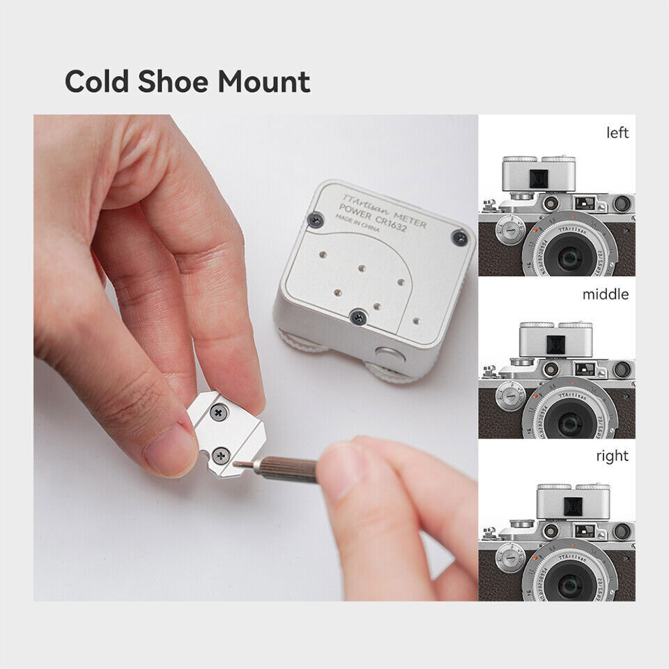 TTArtisan Light Meter Mark II 2 Dials Camera Lightmeter Photometer Photography