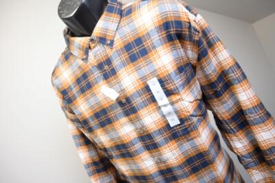 Croft & Barrow Flannel Camp Shirt Button Up Plaid Mens Size 2XL XXL
