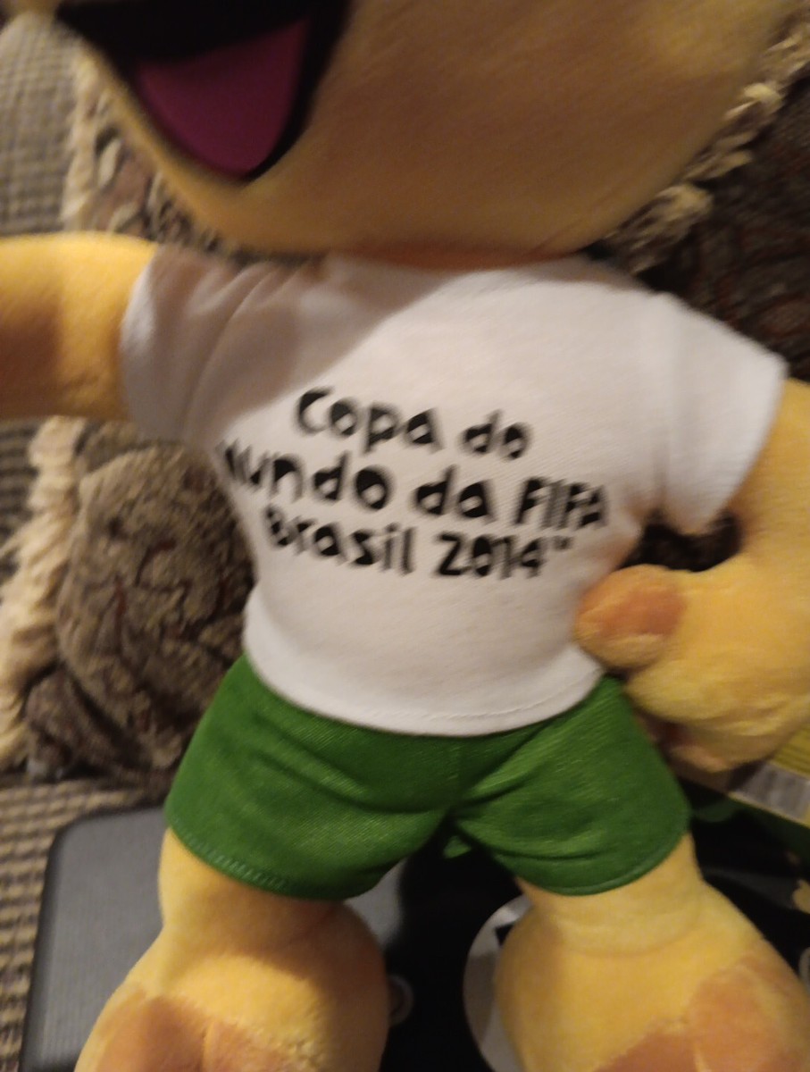 2014FIFA ブラジルワールドカップ　マスコットキャラクター　ぬいぐるみ Fifa World Cup Brazil 2014 Official Mascot Soft Plush Toy
