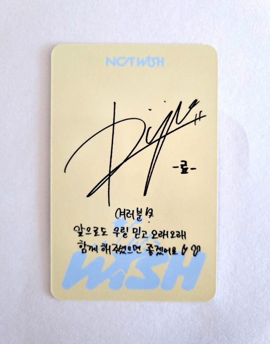 NCT WISH The 1st Single Album WISH Official Photocard Polaroid