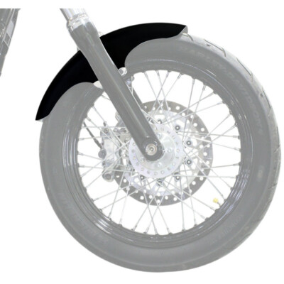 Klock Werks Tire Hugger Top Hat Front 19'' Fender RAW Blocks Harley Dyna FXD