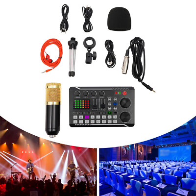 Microphone Recording-Mikrofon Mixer-Kondensator-Audio-Mixer Mit Soundkarte USB