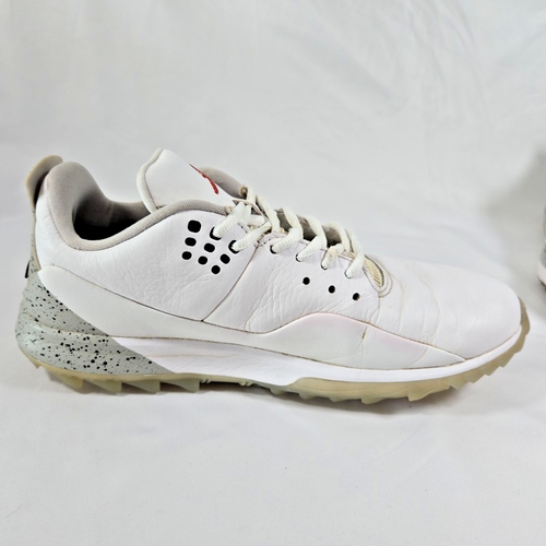 Nike Air Jordan ADG 3 Herren UK Größe 7 US 8 EUR 41 Weiß Zementgrau Golfschuhe - Bild 5 von 10