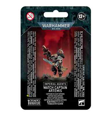 Imperial Agents: Watch Captain Artemis - Warhammer 40k - Brand New! 68-09C