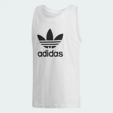 Adidas Originals Tank Top White/Black Men's Small Medium Large XL 2XL BNWT 