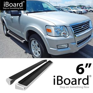 Car Truck Parts Running Board Style Side Step 6in Black