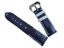 Black Stingray Watch Strap Band 14mm 16mm 18mm 19mm 20mm 21mm 22mm 24mm 26mm