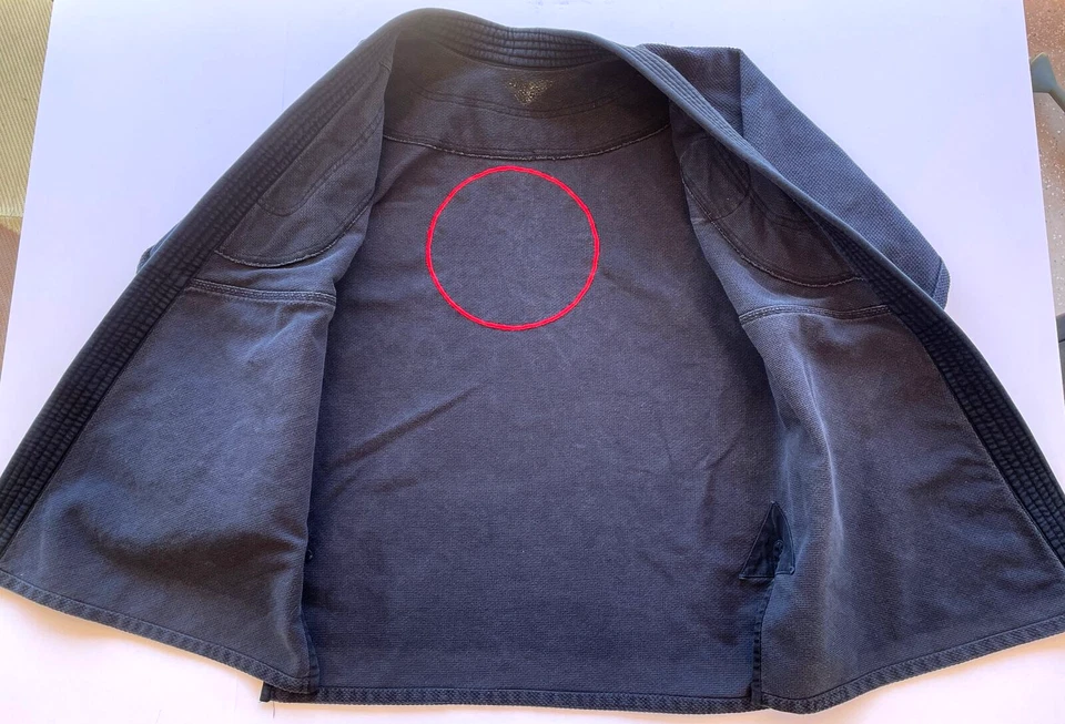 Heavyweight Brazilian Jui-Jitsu Gi Unisex Black Top - Image 4 of 4