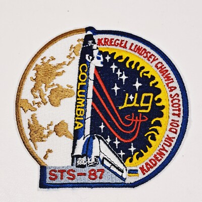 NASA Space Shuttle COLUMBIA STS-87 Mission Crew Patch