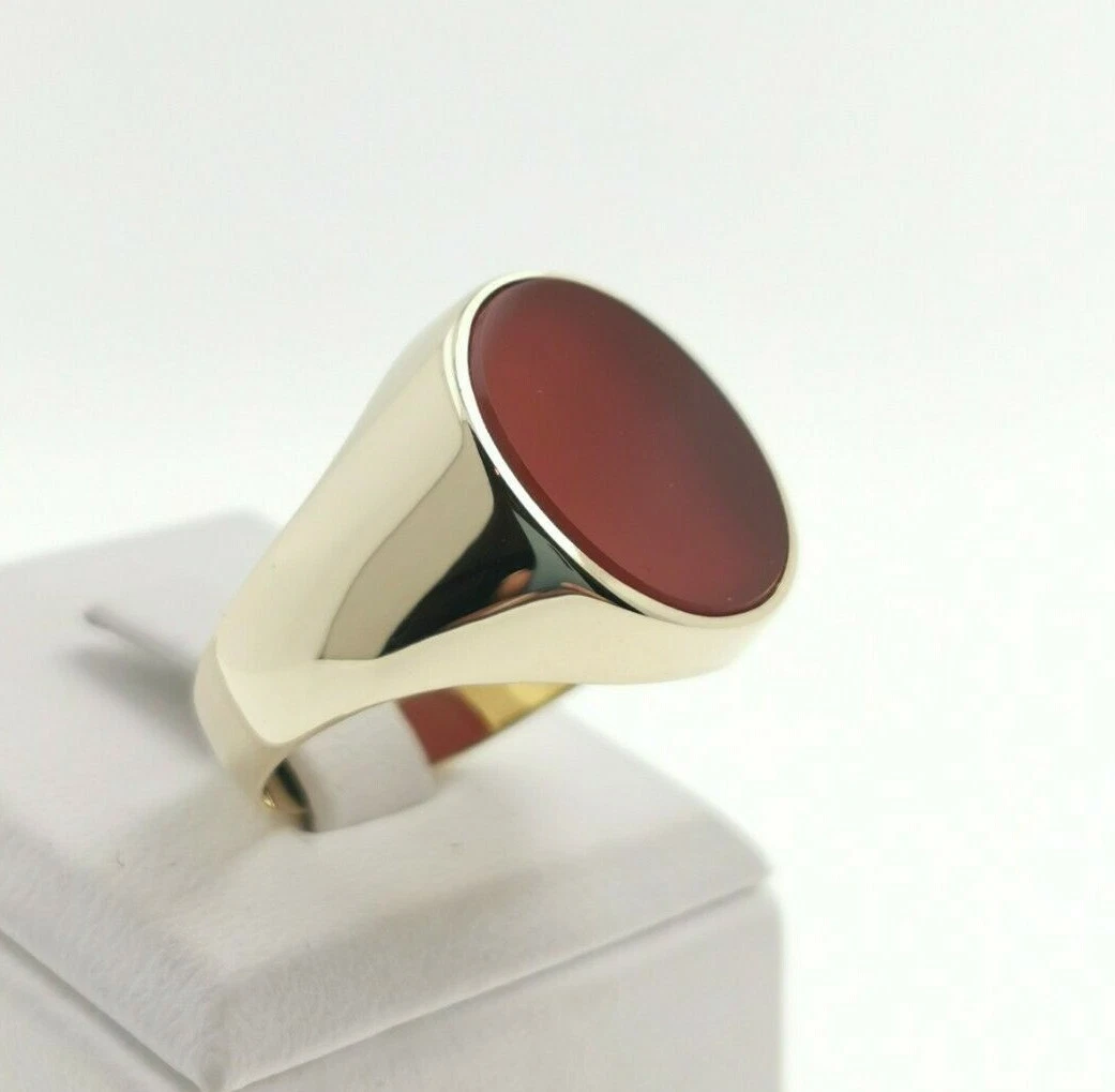 Mens carnelian hotsell signet ring