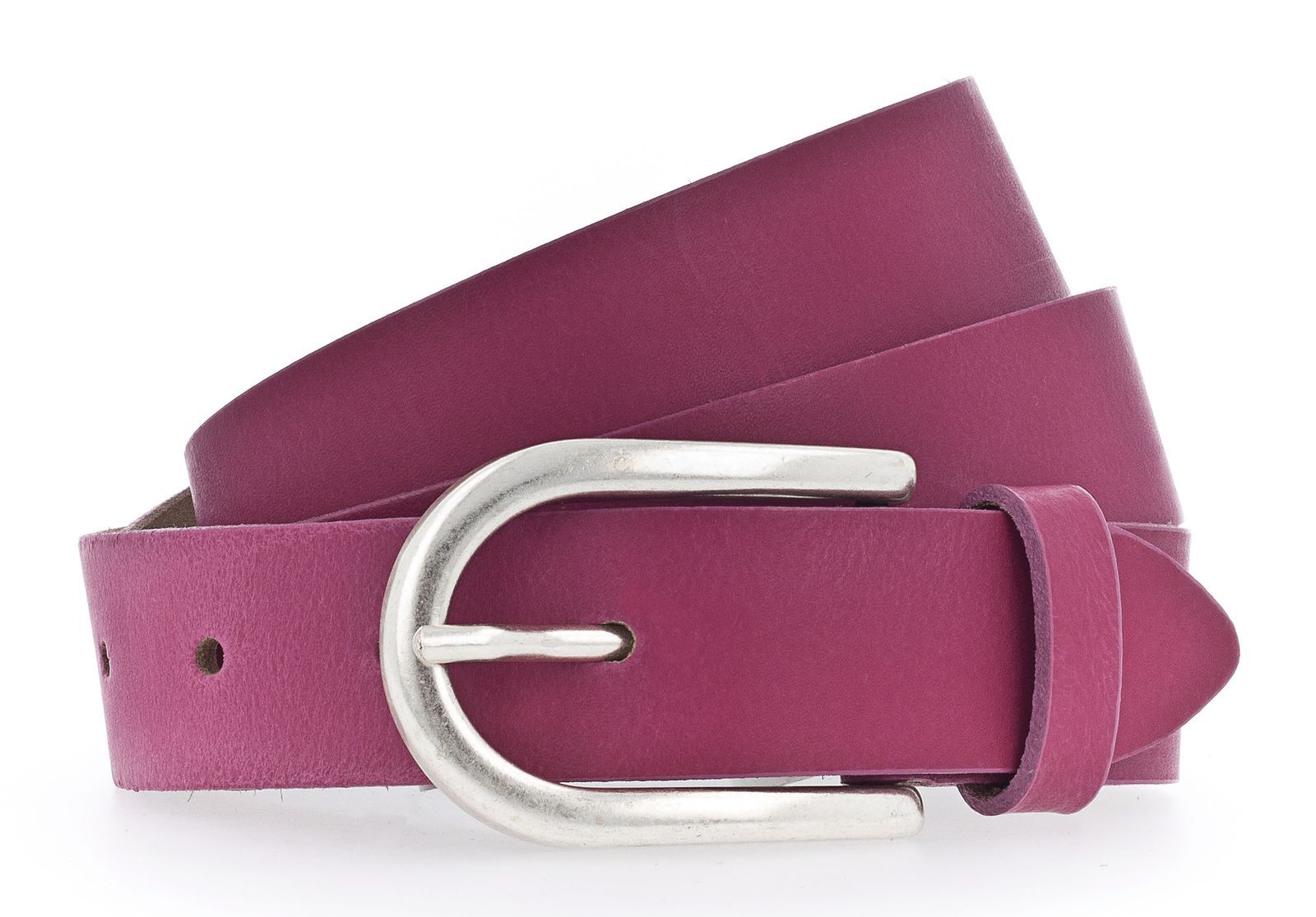 Vanzetti 30mm Leather Belt W85 Fuchsia