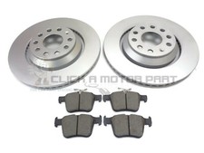 Set 2 dischi e pastiglie freno posteriori per VW Tiguan Allspace 2.0 TDi 4Motion 2017-2024