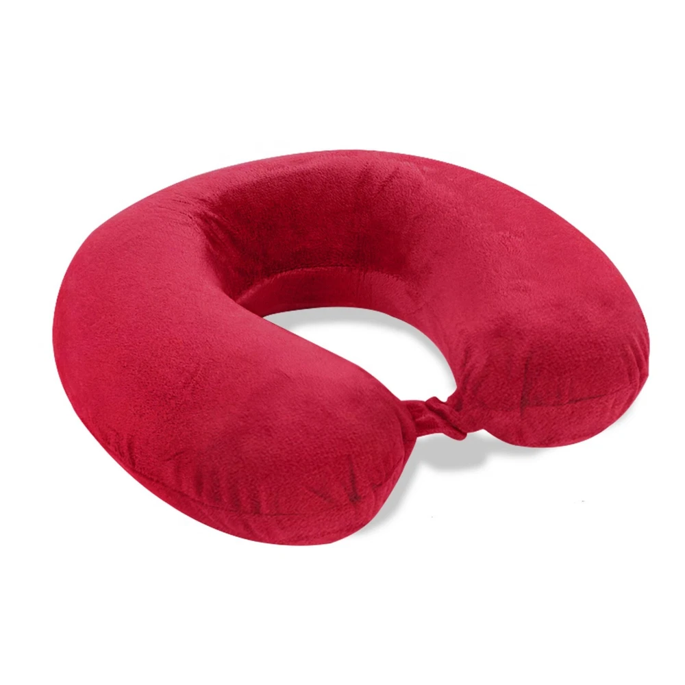 Travel Pillow Memory Foam Neck Support Super Soft Head Rest Car Plane Cushion