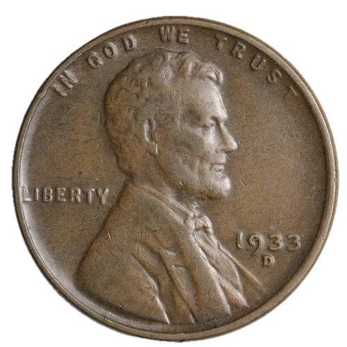 1933-D Lincoln Wheat Cent Penny Better Grade Complete Your Album!!