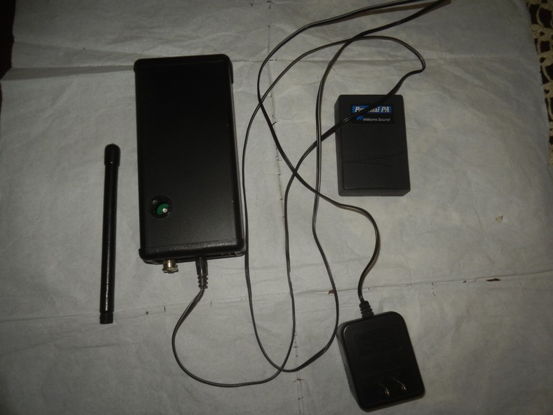 WILLIAM SOUND T17 Personal Transmitter, FM R7 Receiver  & Stancor AC Adapter