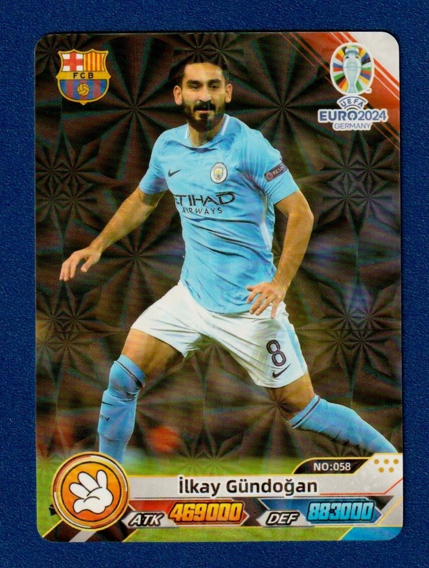 ILKAY GUNDOGAN 2024 Star Card UEFA Euro Germany Foil Game