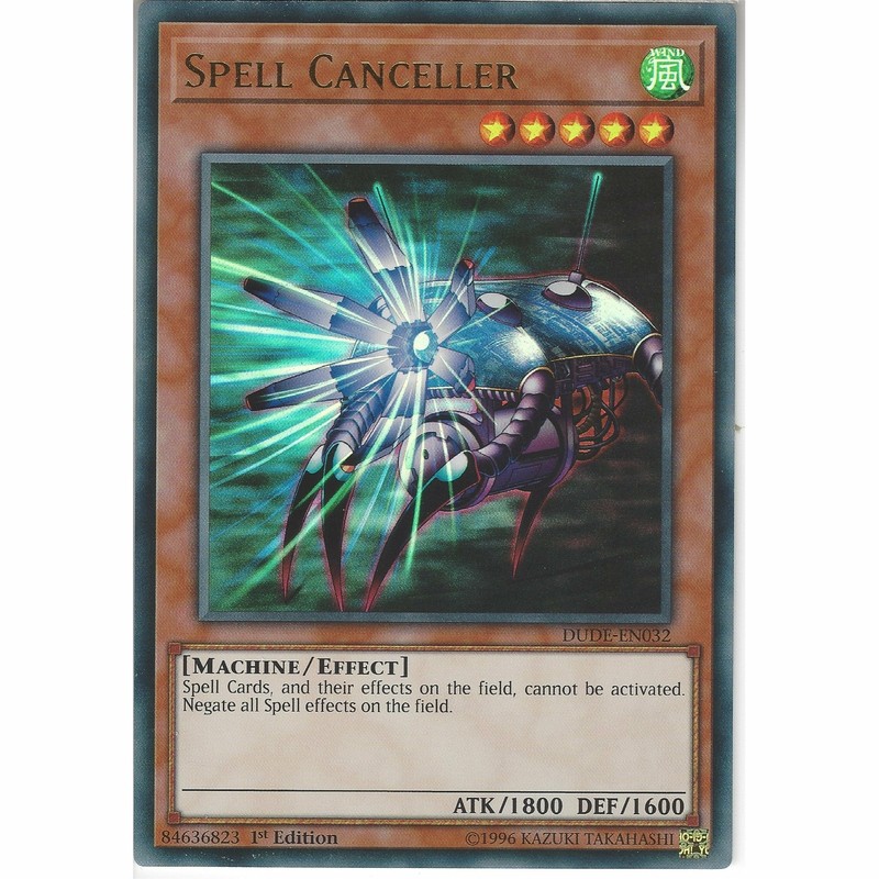 DUDE-EN032 Spell Canceller | 1st Edition | Ultra Rare | YuGiOh Trading Card Game