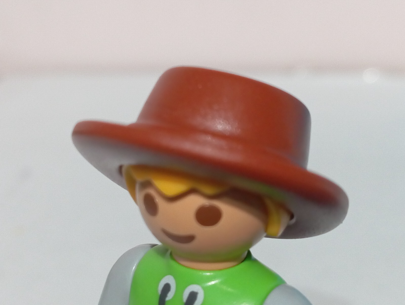 PLAYMOBIL CAPPELLO MARRONE BAMBINO BAMBINI 3120 5228 5620 RANCH PONY FATTORIA...