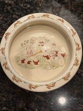 Royal Doulton Bowl Bunnykins Baby TRUMPETS CONCERT Vintage Child Porridge Easter