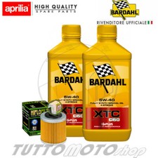 Tagliando APRILIA RS 125 Replica 4T 2019 2020 2021 / Kit Olio Bardahl XTC Filtro