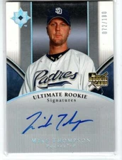 2006 Ultimate Collection #147 Mike Thompson AU RC 180 (ref 180908)