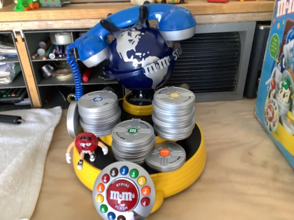 m&m's アニメーション電話 M&M's M&Ms Rare Collectible Animated Talking Telephone