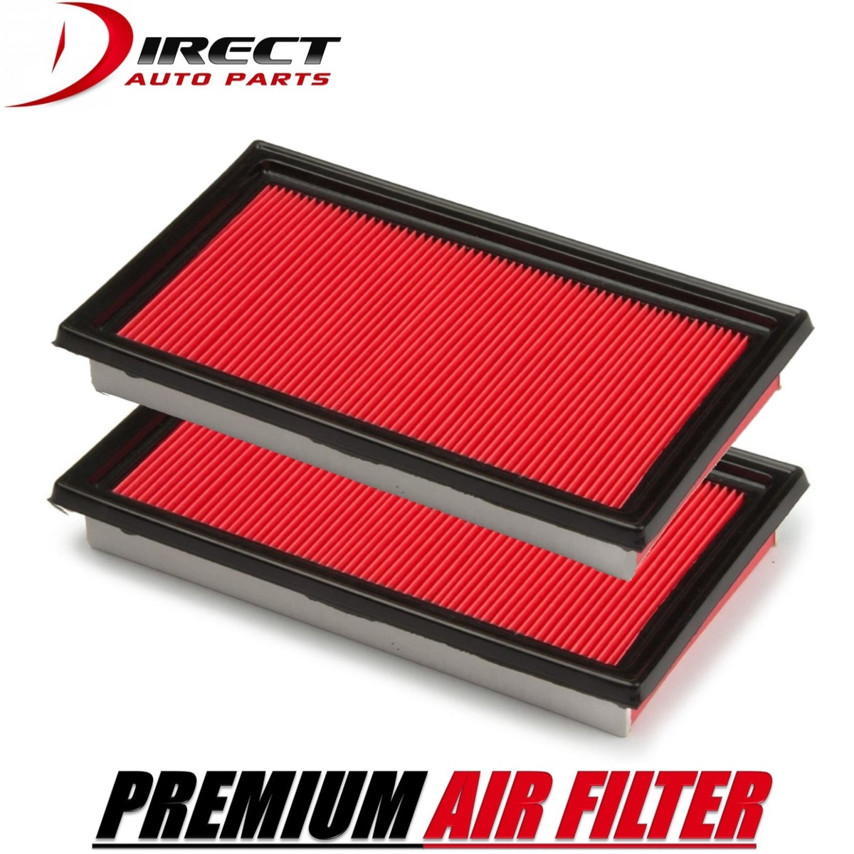 2 ENGINE AIR FILTER FOR INFINITI FITS G25 V6 - 2.5L ENGINE